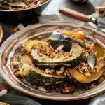 Roasted Kabocha Squash with Savory Granola