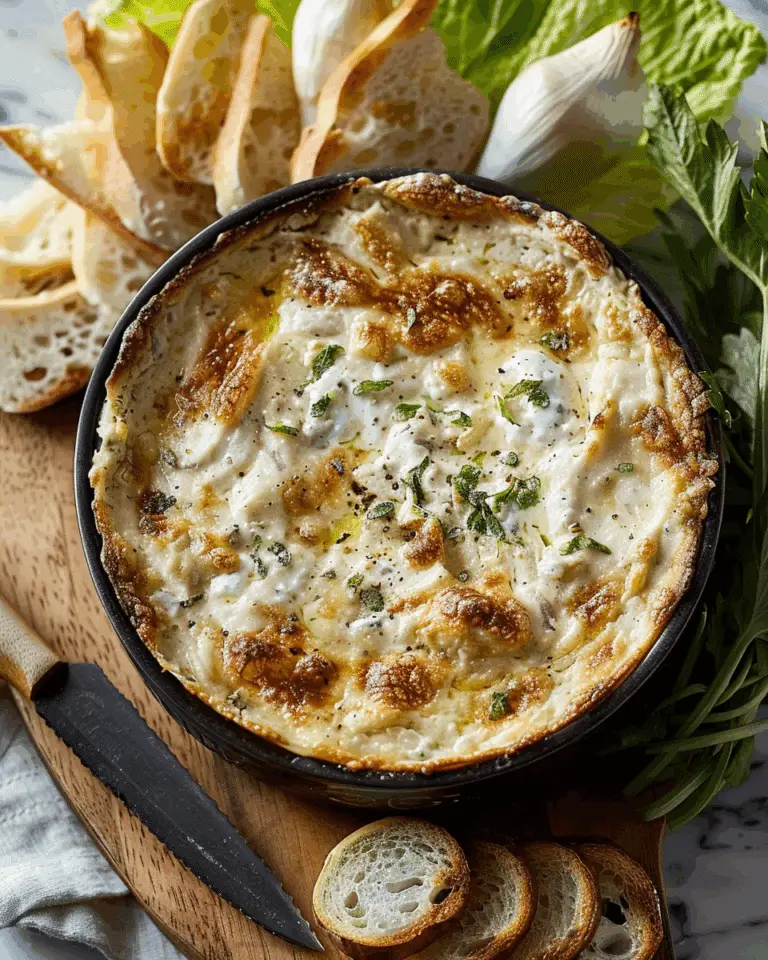 Roasted Shallot & Garlic Caesar Dip