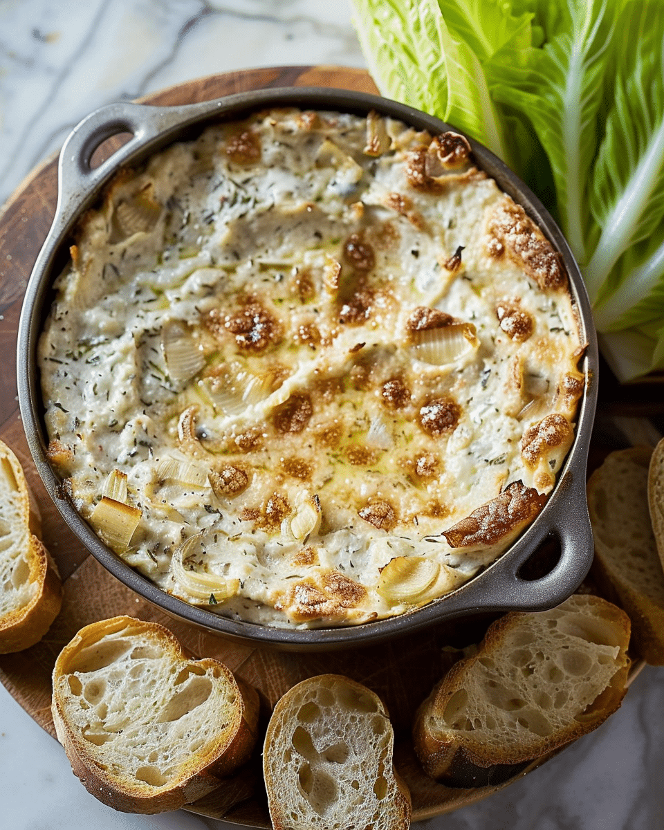 Roasted Shallot & Garlic Caesar Dip
