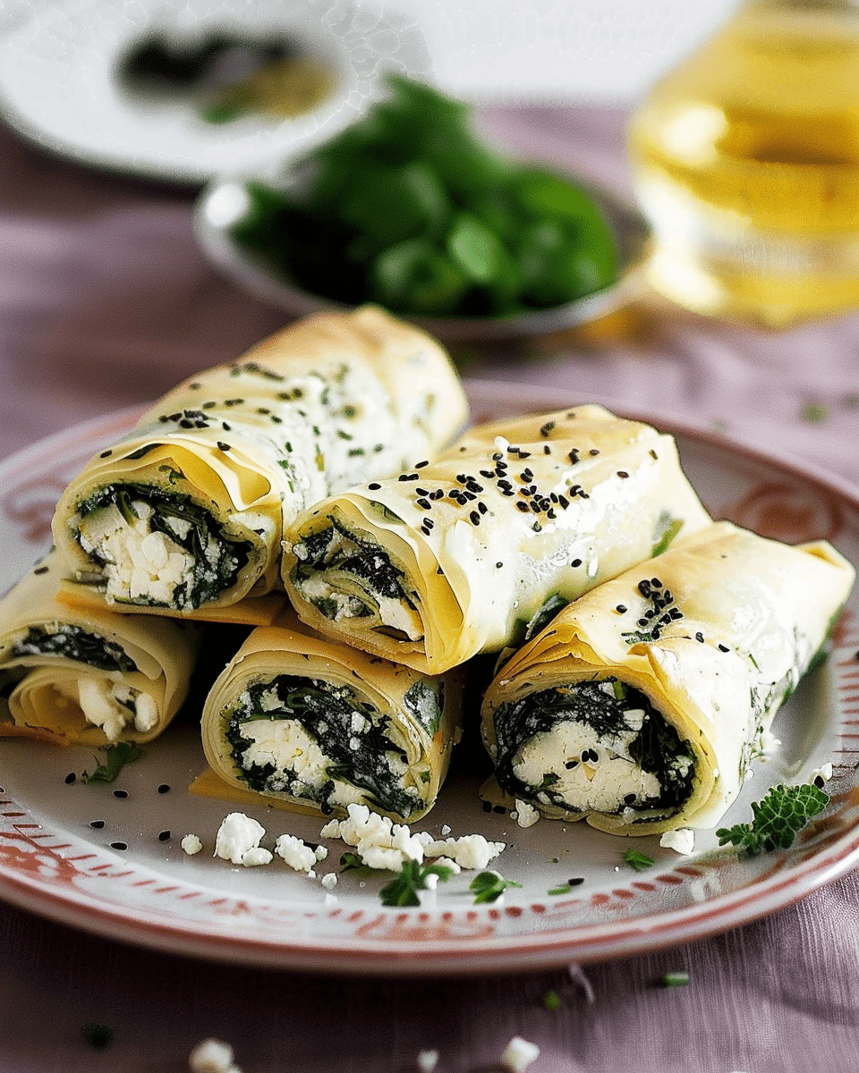 Silverbeet and Feta Rolls