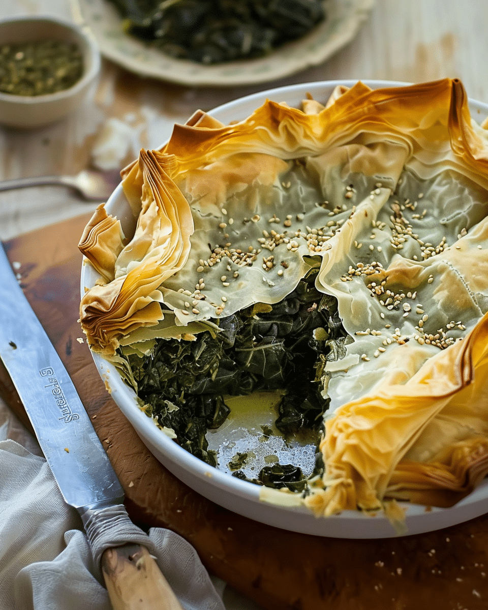 Spanakopita ‘Greens’ Pie
