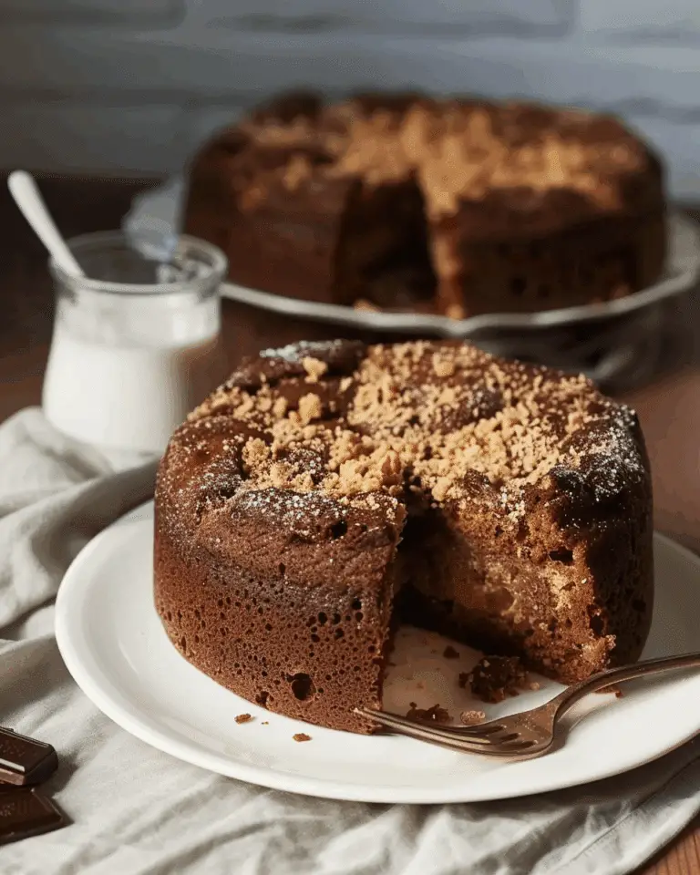 Torta Paesana with Amaretti and Chocolate