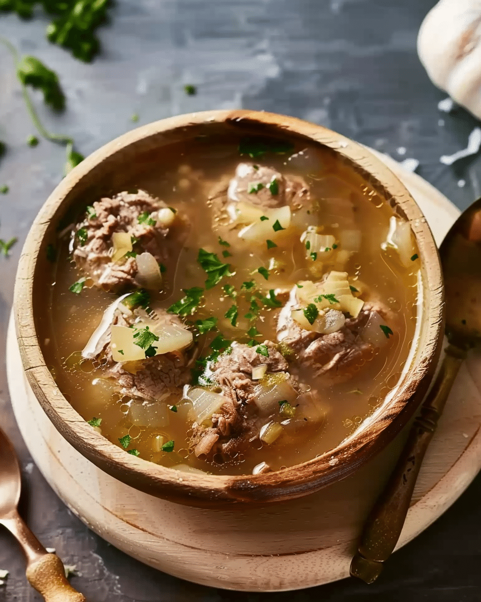 Tyrolean Canederli in Beef Broth