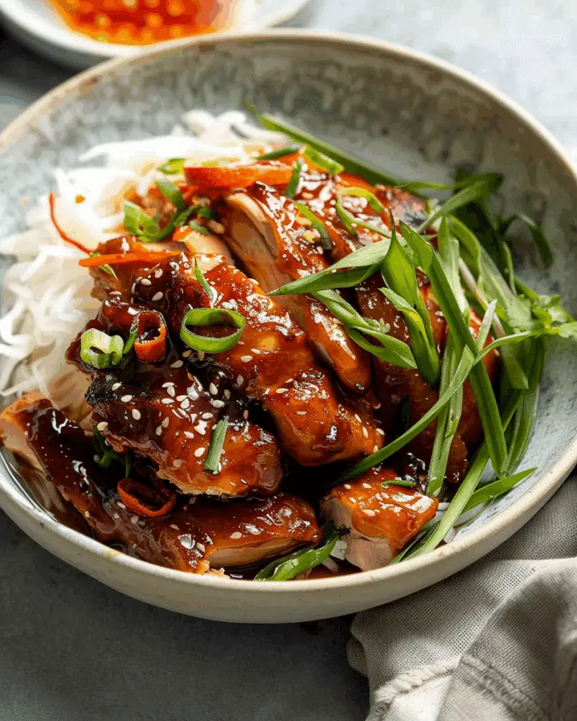 Vietnamese Caramel Ginger Chicken