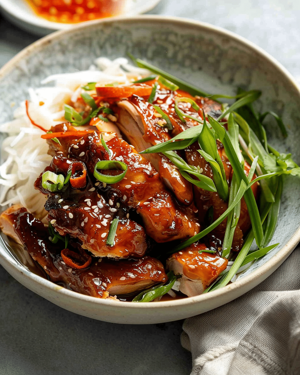Vietnamese Caramel Ginger Chicken