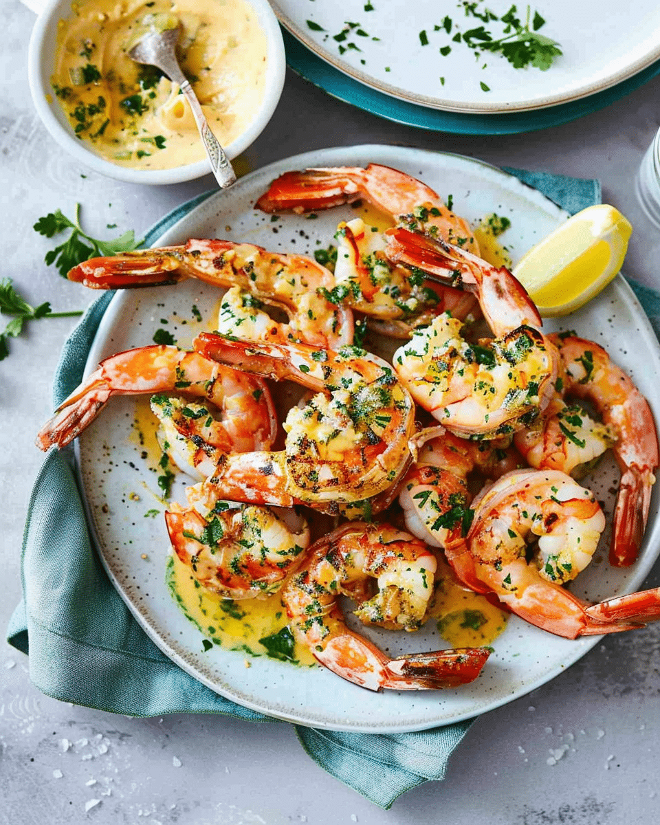 Barbecued Prawns with Cheat’s Béarnaise