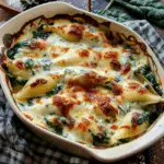 Boursin-Stuffed Shells in Creamed Spinach Sauce
