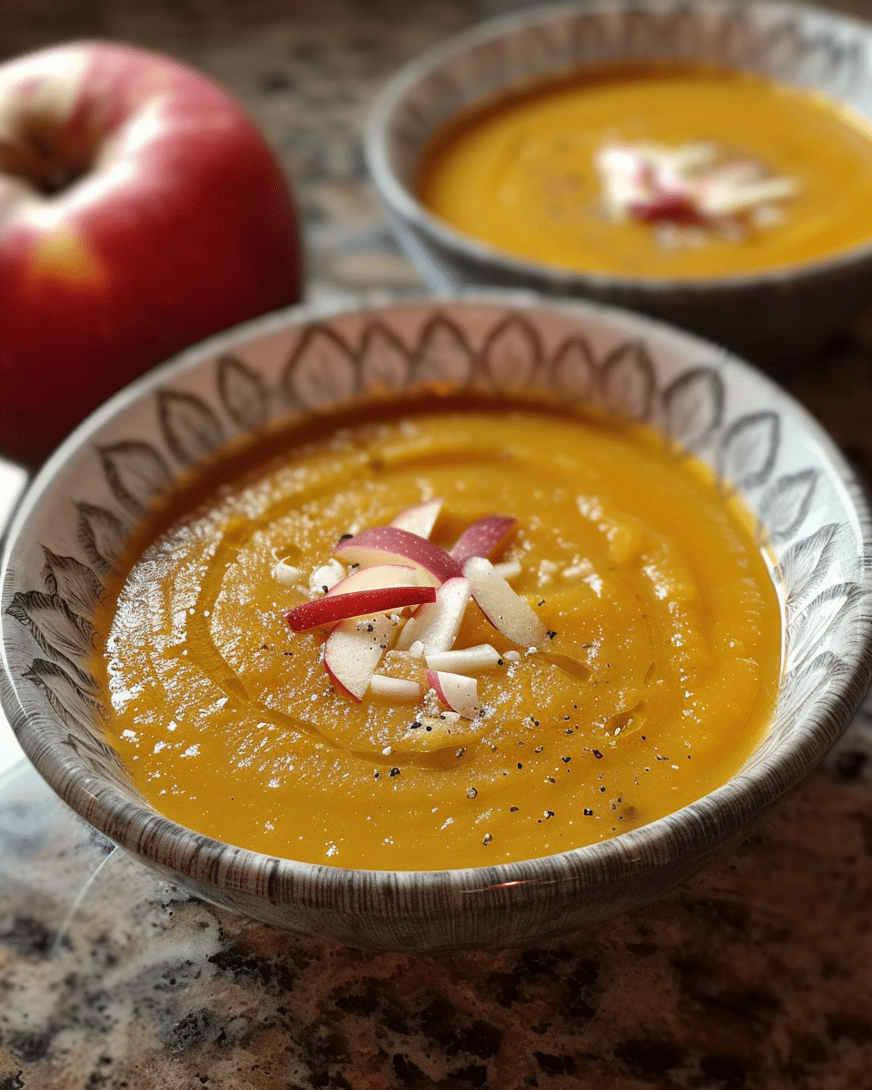 Butternut Squash Soup with Apple
