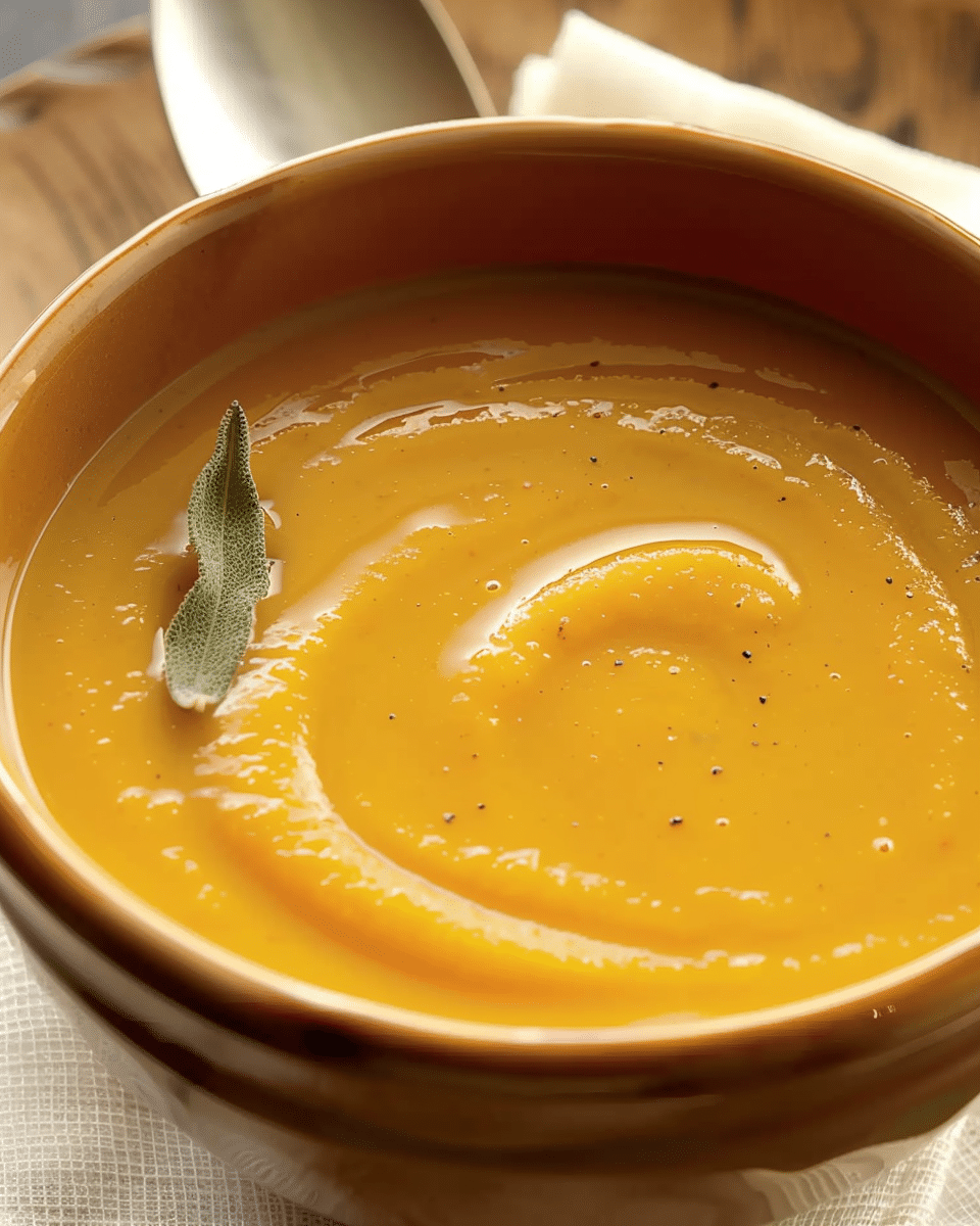 Caramelized Butternut Squash Soup