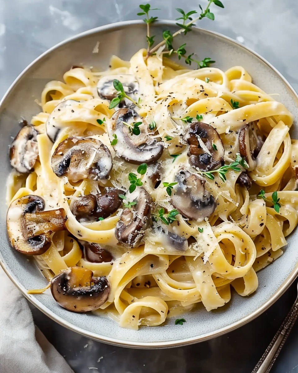 Caramelized Leek & Mushroom Gruyere Pasta