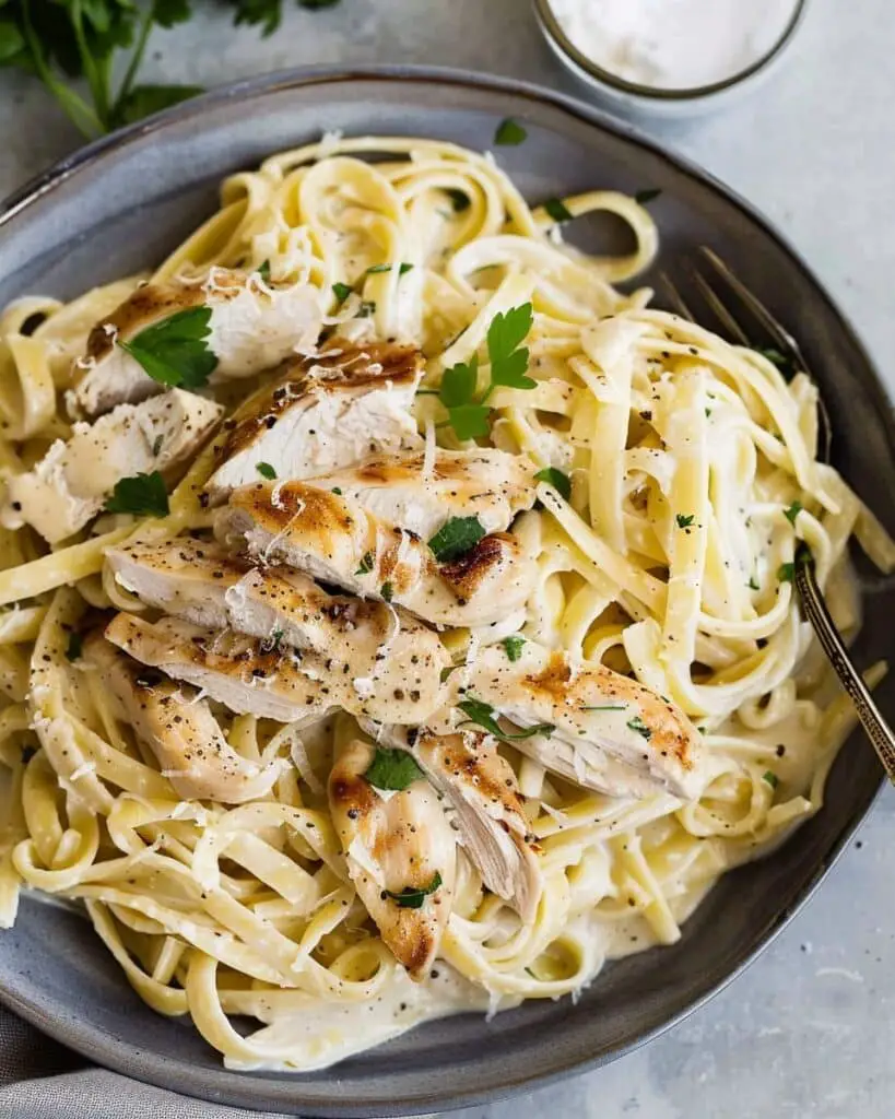 Chicken Fettuccine Alfredo