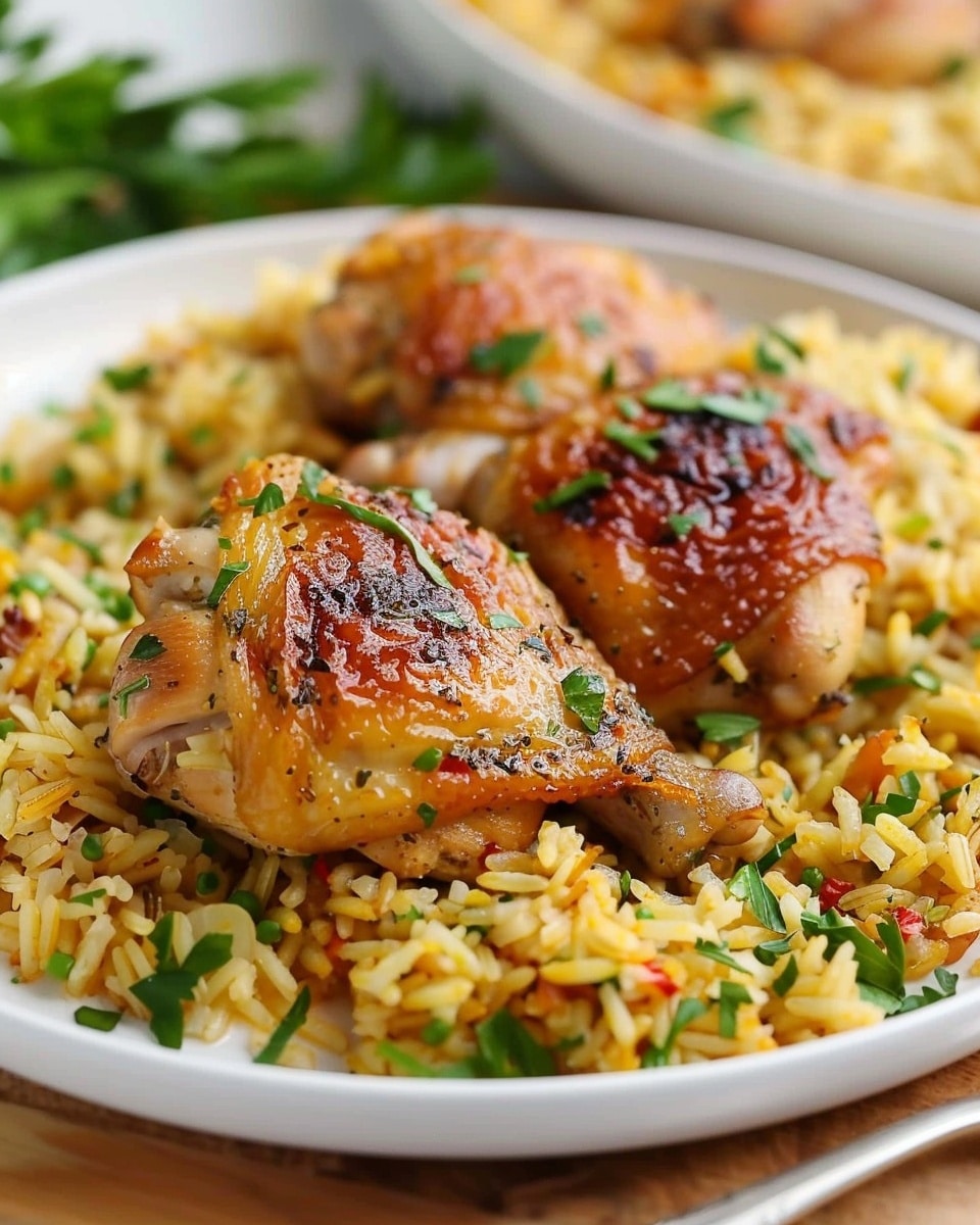 Chicken Thighs and Rice