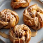 Cinnamon Knots with Coffee Icing Recipe