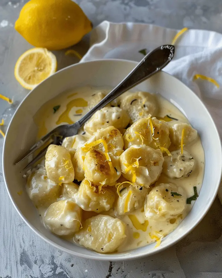 Creamy Lemon Ricotta Gnocchi