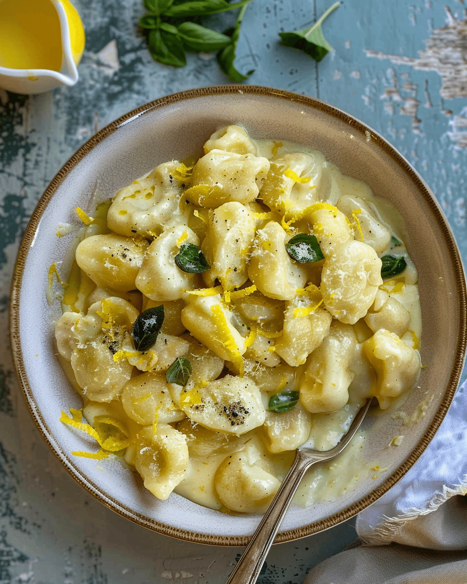 Creamy Lemon Ricotta Gnocchi