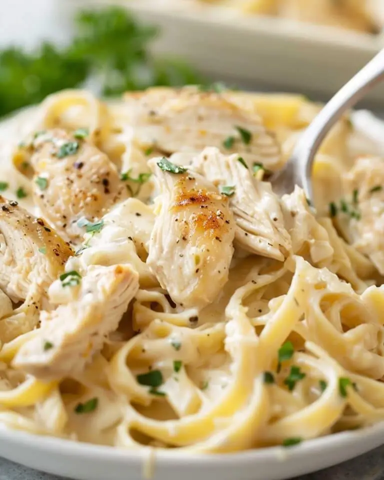 Crockpot Chicken Alfredo