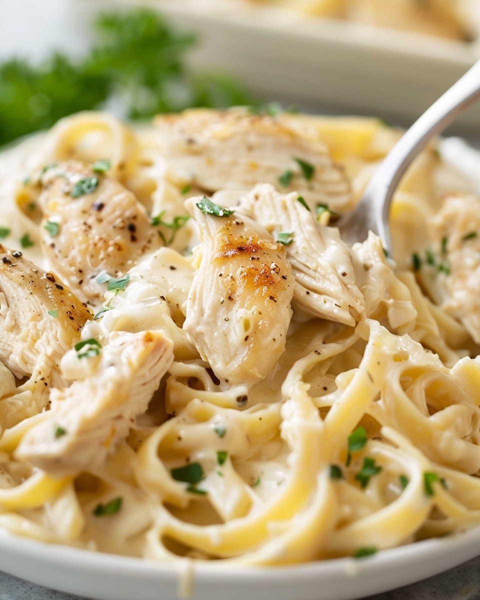 Crockpot Chicken Alfredo