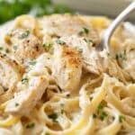 Crockpot Chicken Alfredo