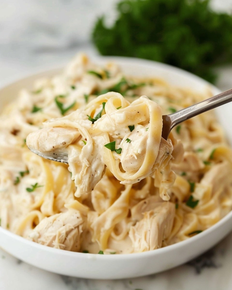 Crockpot Chicken Alfredo