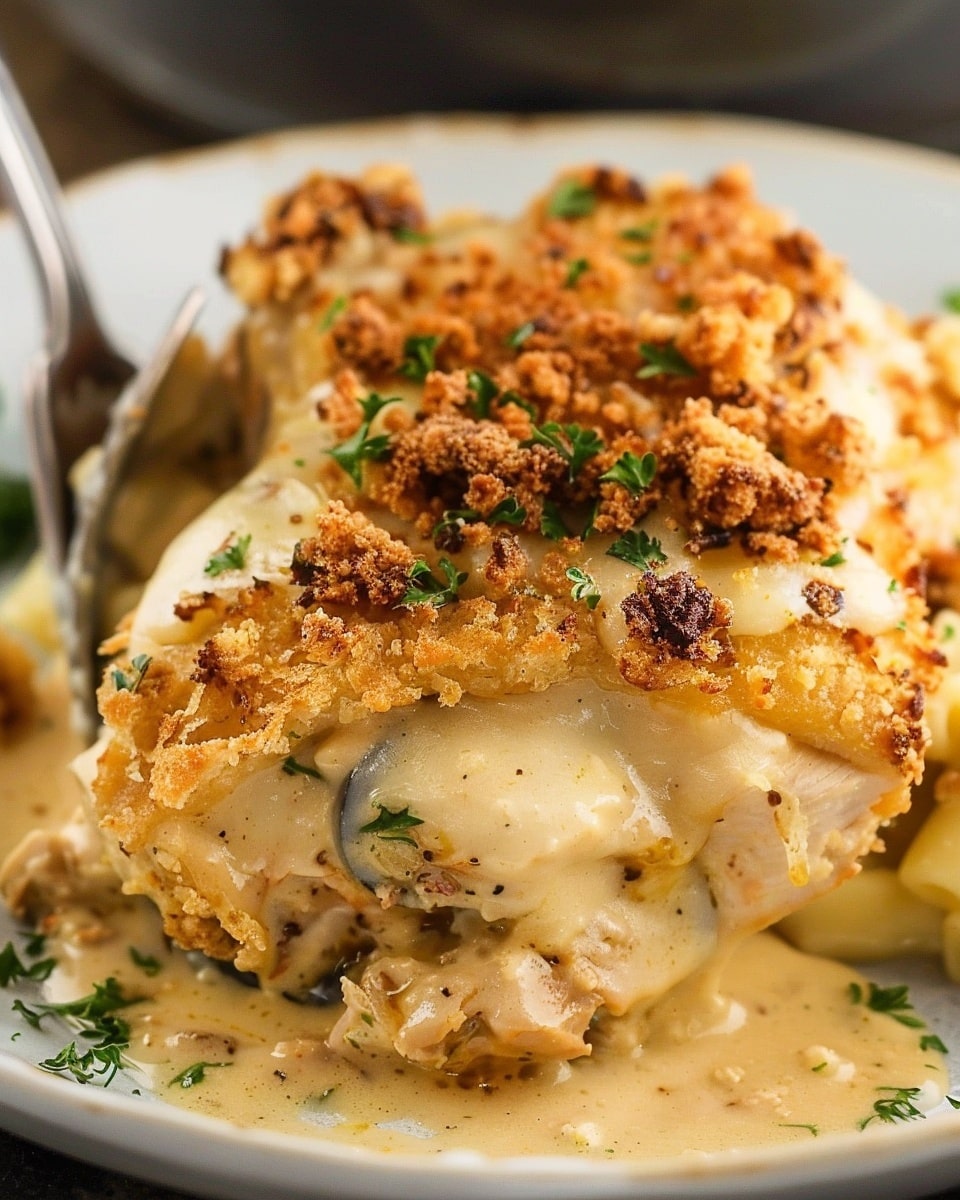 Crockpot Chicken Cordon Bleu