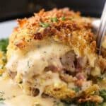 Crockpot Chicken Cordon Bleu