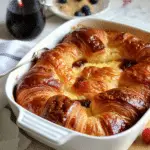 Croissant & Custard Casserole for 2