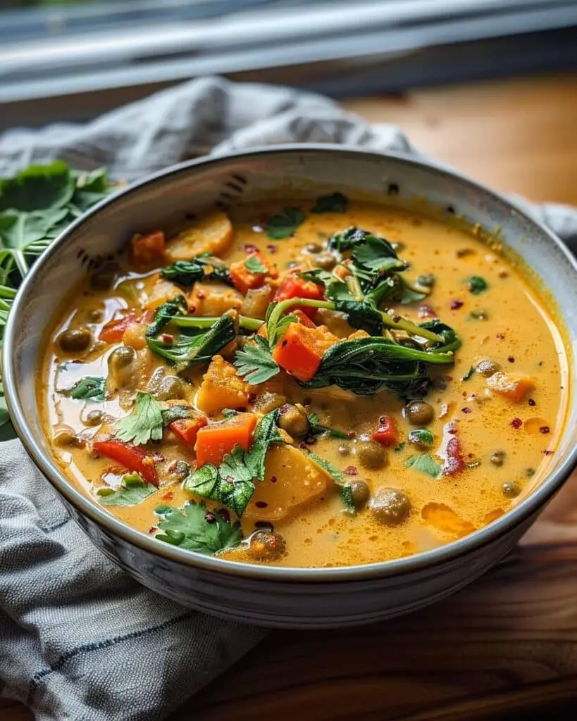 Delicious Vegan Coconut Curry Soup In 30 Minutes One Pot