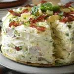 Giant Mashed Potato Salad Cake