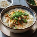 Hearty 30-Minute Ginger Garlic Chicken Congee Comfort