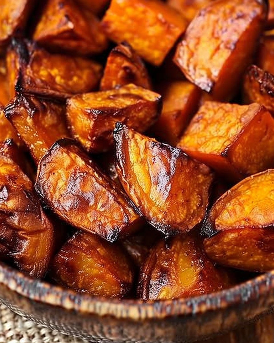 Honey Roasted Sweet Potatoes