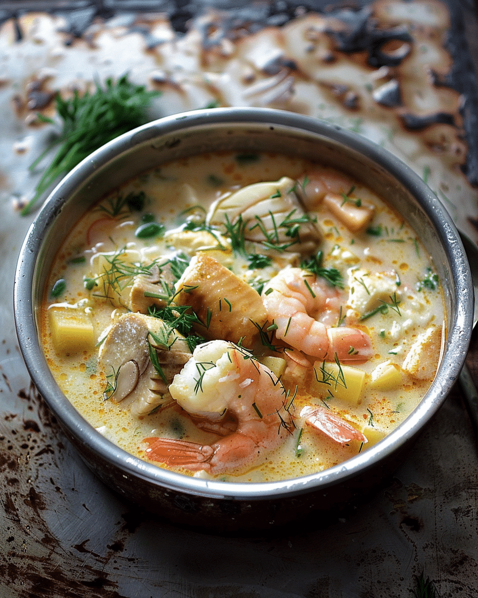 Icelandic-Inspired Fish Soup