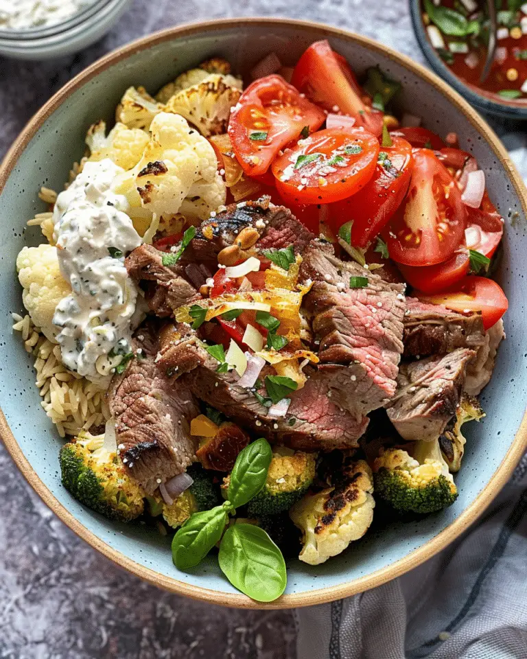 Lamb and Cauliflower Mezze Bowl