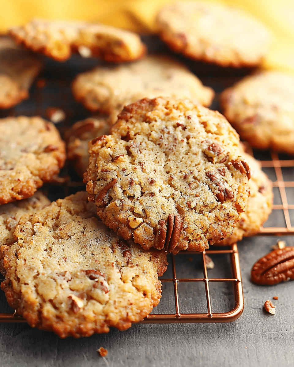 Low Carb Butter Pecan Cookies