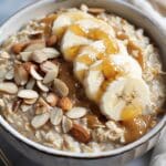 Oatmeal with Almond Butter & Banana
