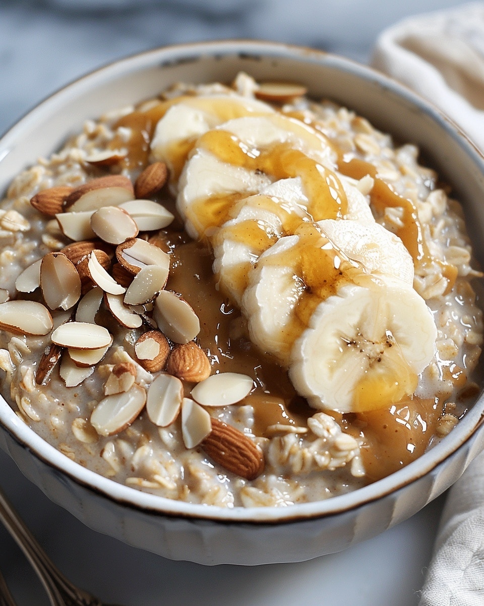 Oatmeal with Almond Butter & Banana