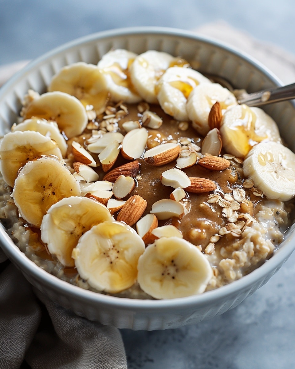 Oatmeal with Almond Butter & Banana
