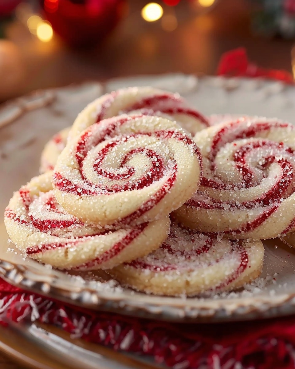Peppermint Swirl Cookies
