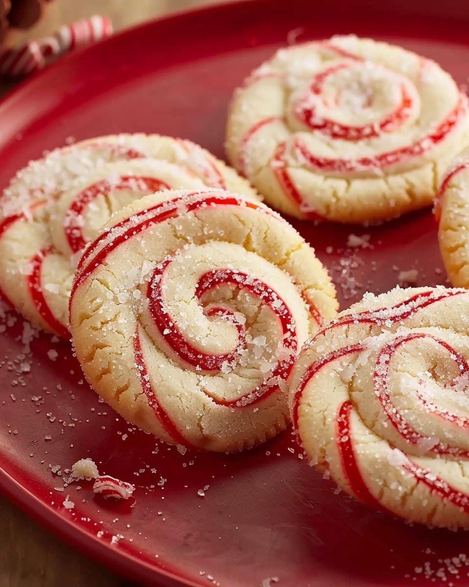 Peppermint Swirl Cookies