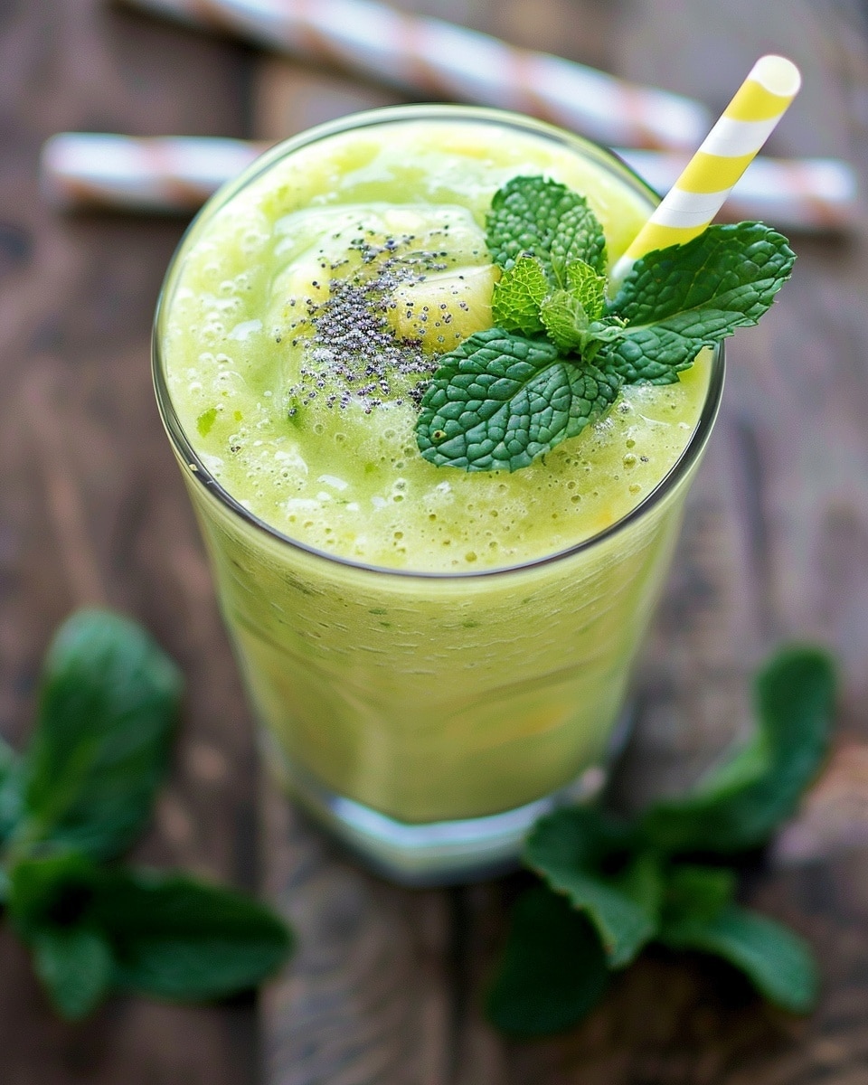 Pineapple Mint Smoothie