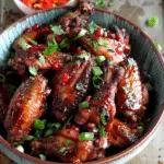 Pomegranate + Hot Honey Chicken Wings