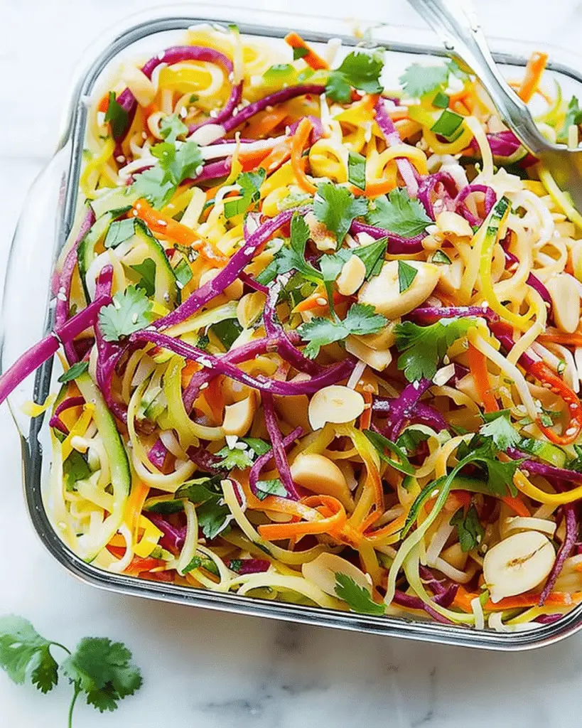 Rainbow Noodle Salad