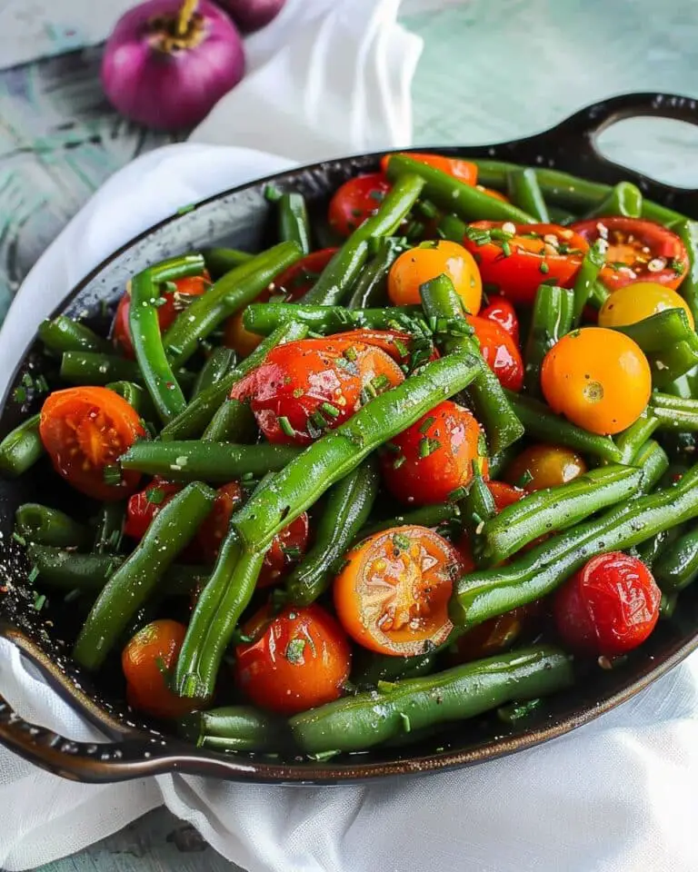 Sauteed Green Beans and Tomatoes