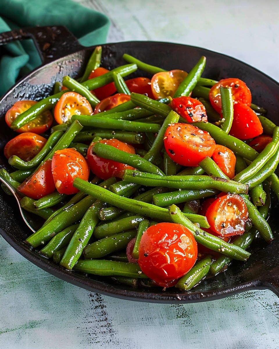 Sauteed Green Beans and Tomatoes