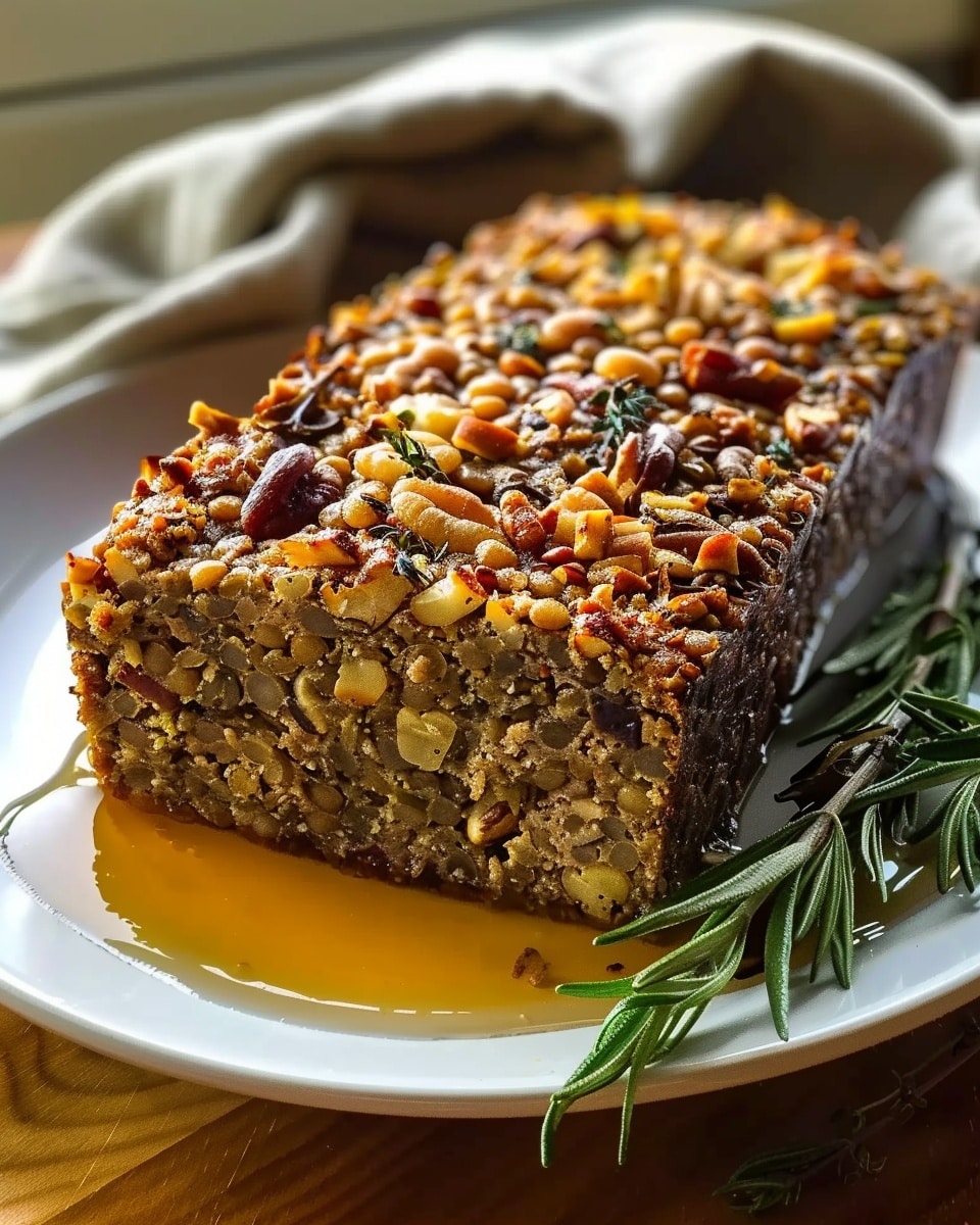 Savory Lentil Walnut Loaf Holiday Vegan Roast in 1 Hour