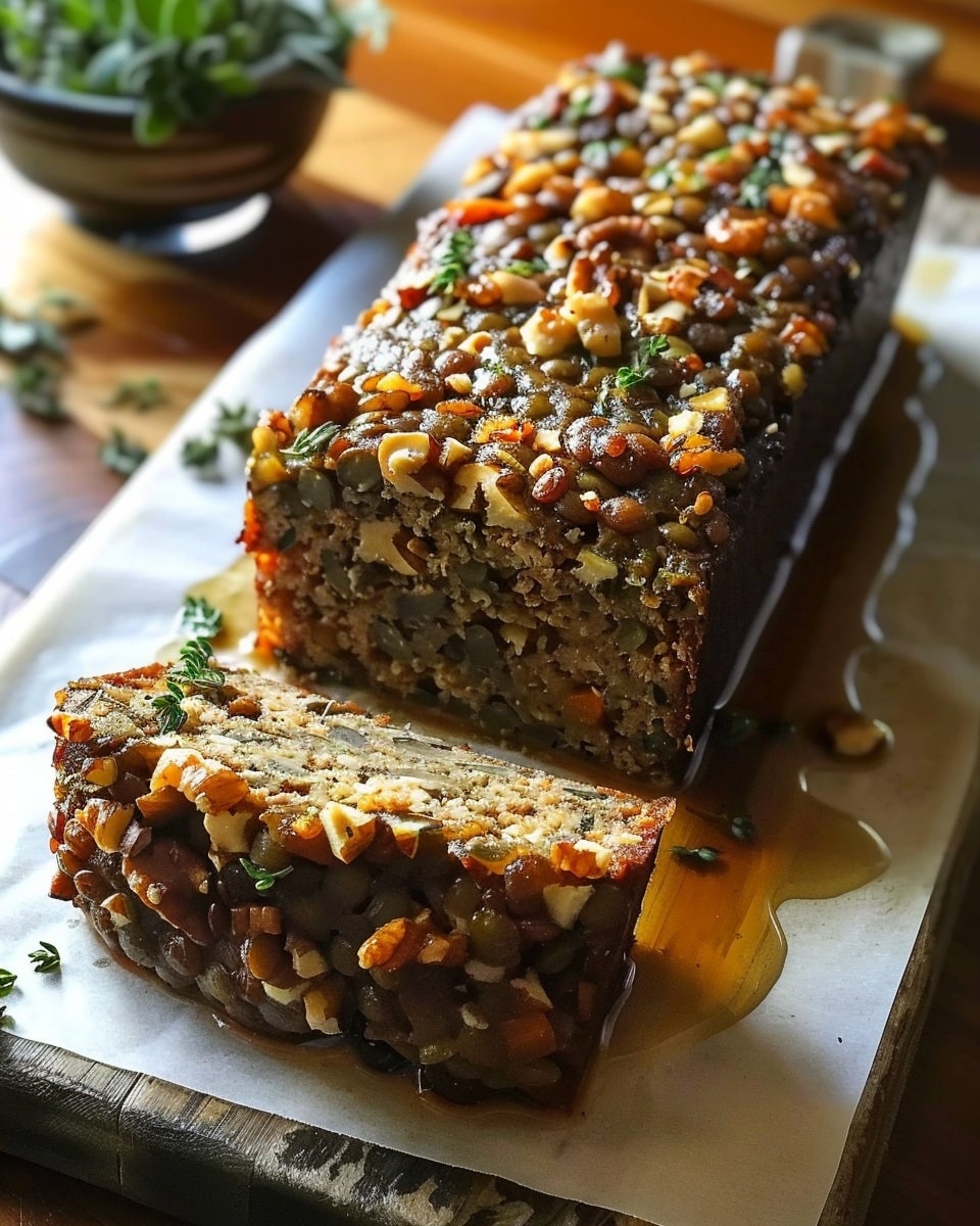 Savory Lentil Walnut Loaf Holiday Vegan Roast in 1 Hour