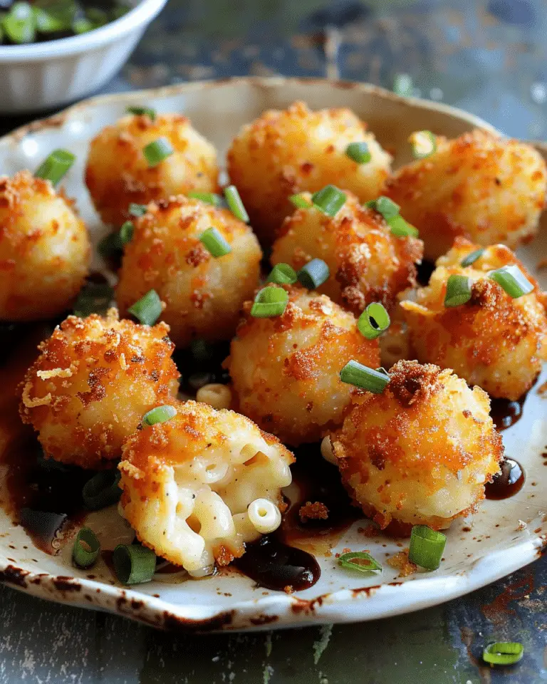 Smoked Gouda Mac + Cheese Poppers