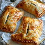 Spinach Mushroom & Cheddar Hand Pies