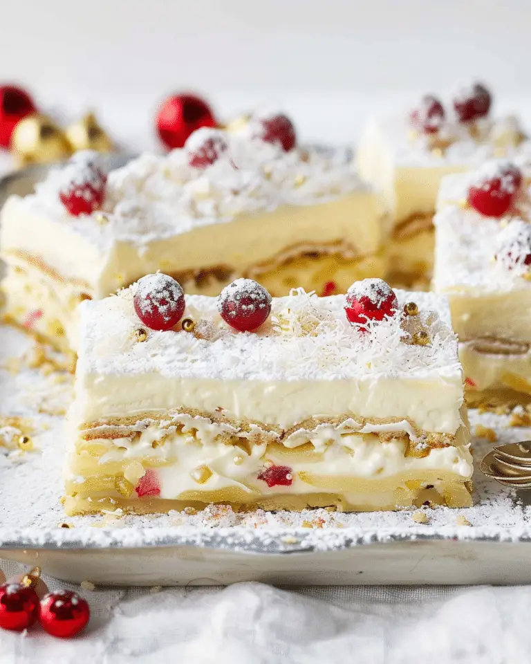 White Vanilla Slice