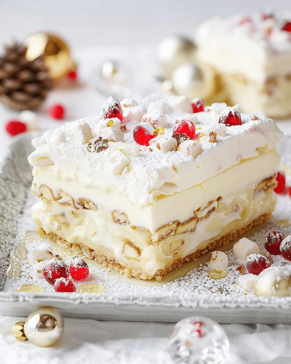 White Vanilla Slice