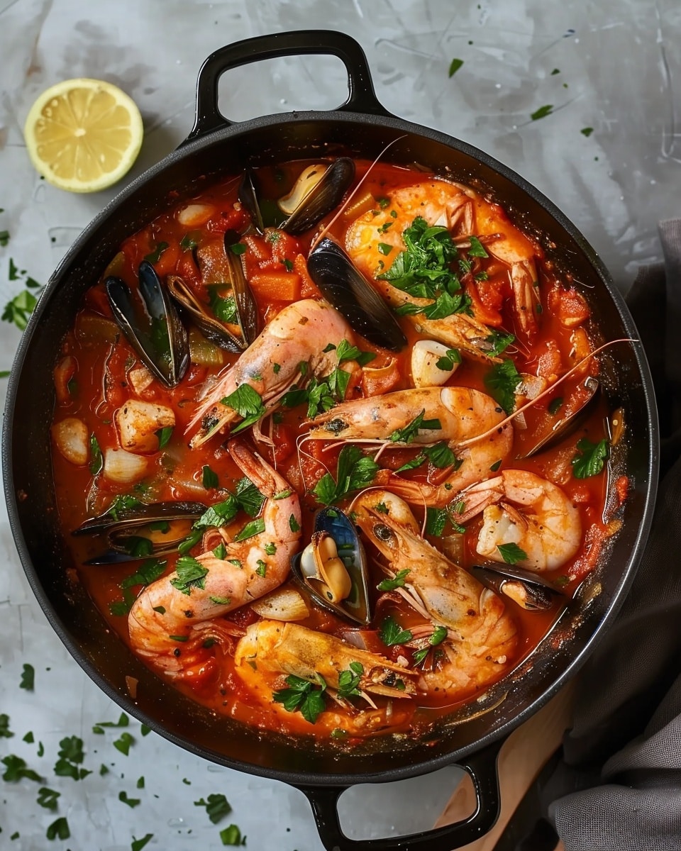 Cacciucco – Tuscan Seafood Stew